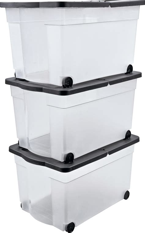 large plastic storage boxes with lids argos